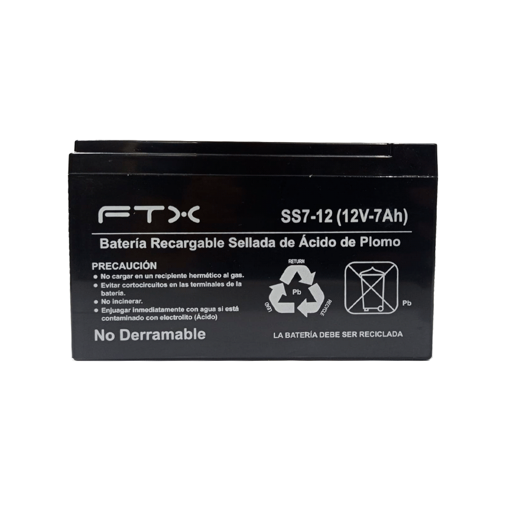 Bateria recargable ftx 12v 7a ss7-12