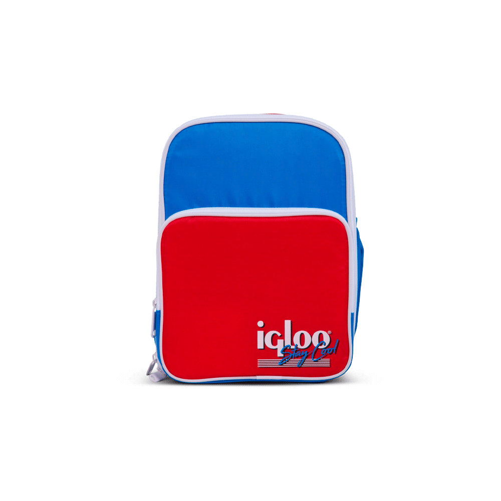 Conserv mochila igloo 12lat retro rojo-azul 1p 63075