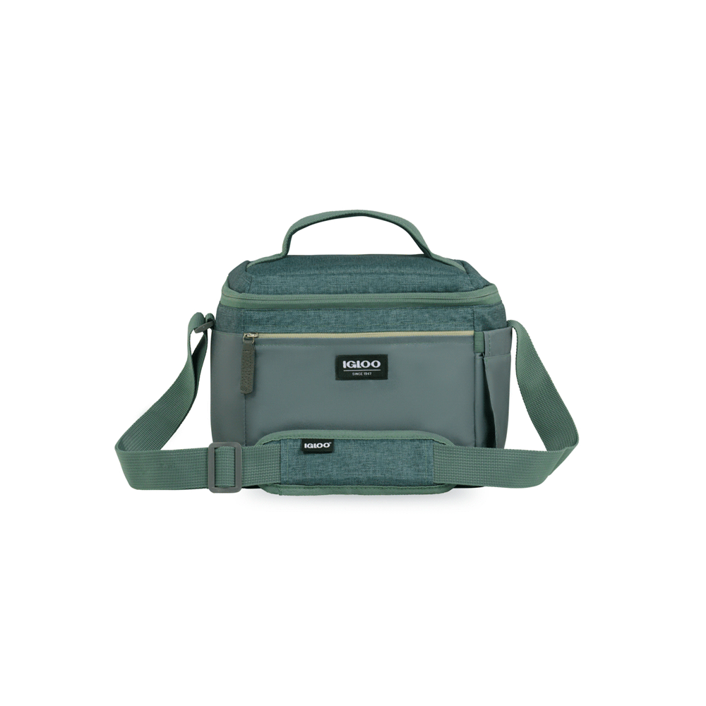 Conserv bolsa igloo 12lat rnd cube verde 4p 63107