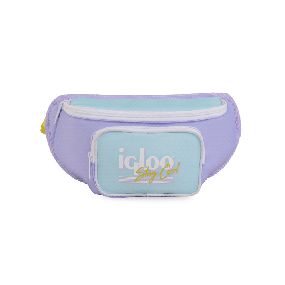 Conserv bolsa igloo 3lat fanny pack retro lila 1p 63078