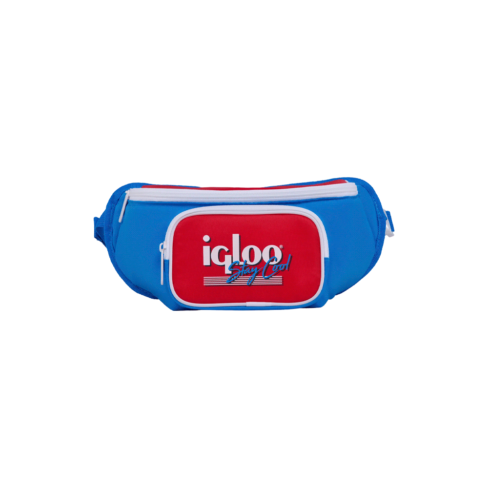 Conserv bolsa igloo 3lat fanny pack retro azul 1p 63079