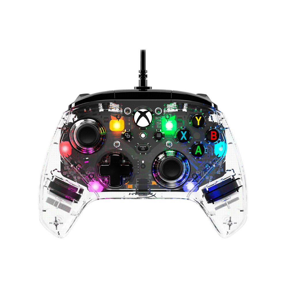 Control gam hypx 7d6h2aa clutch gladiate rgb usb/1jack/xbox/transparen