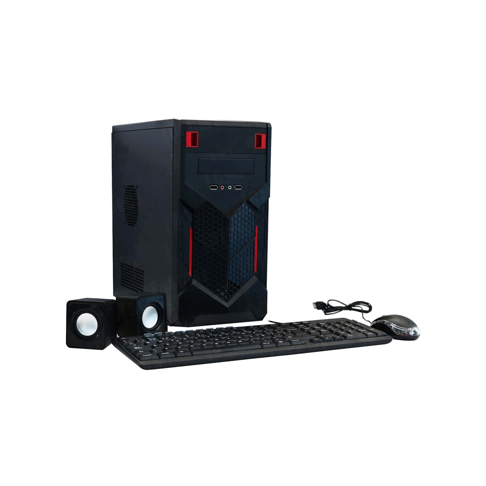 Gabinete kit cs705 500w +mouse +teclado multimedia +speaker