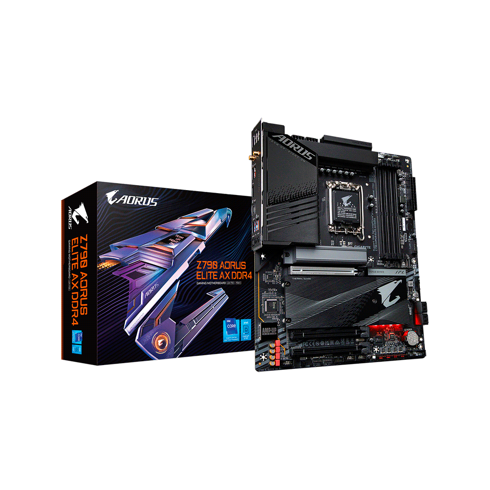 Placa madre gigabyte 1700 z790 aorus elite ax ddr4 gigabyte s/r/hdmi/4m2/wifi/usb3.2/atx